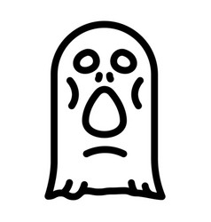 Face Ghost Line Icon