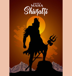 Happy Maha Shivratri Mahadev Black Color A Hindu