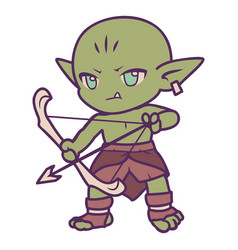 Chibi Orc Warrior Archer