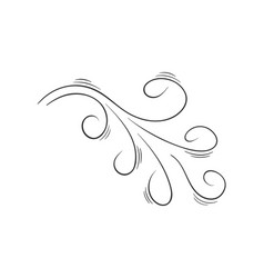 Hand Drawn Swirls Icon Air Flow Or Wind Blow