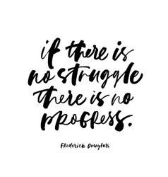 Frederick Douglas Quote Handwritten Calligraphy