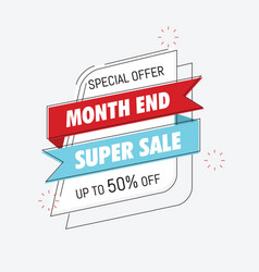 Month End Super Sale Banner