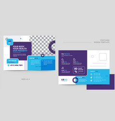 New Medical Postcard Design Template