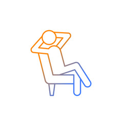 Relax Gradient Linear Icon