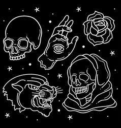 Set Flash Tattoo Design