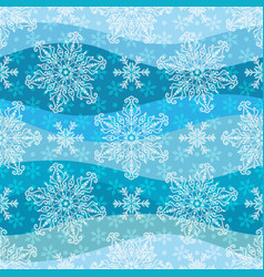 Blue Wave Christmas Striped Wavy Patter