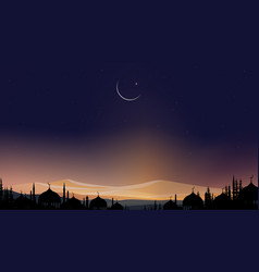 Ramadan Kareem Cardsilhouette Dome