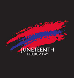 Juneteenth Color Since 1865 Design Of Banner