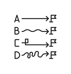 Planning Icon Project Goal Management Symbol