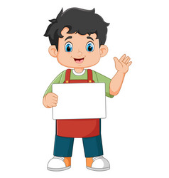 Small Business Owner Smiling In Barista Apron