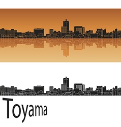 Toyama Skyline In Orange