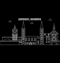 Bamberg Silhouette Skyline Germany