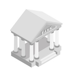 Bank Isometric Icon