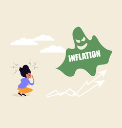 Inflation Ghost Woman Scary Of