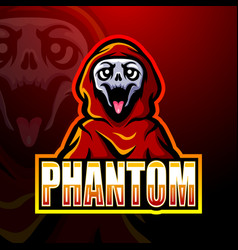 Skull Phantom Mascot Esport Logo Design