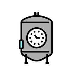 Ageing Beer Production Color Icon