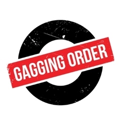 Gagging Order Rubber Stamp