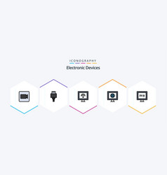 Devices 25 Filledline Icon Pack Including Tv