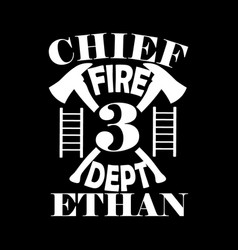 Firefighter T-shirt Design