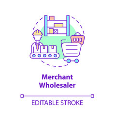 Merchant Wholesaler Concept Icon