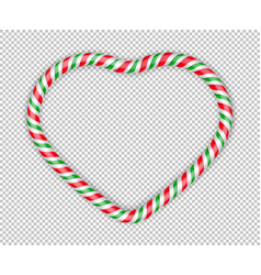 Frame Christmas Candy Cane Christmas Heart Stick