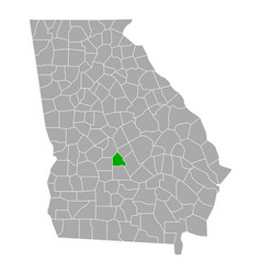 Map Pulaski In Georgia