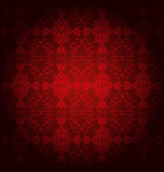 Red Vintage Seamless Background With Abstract