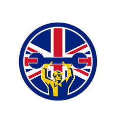 British Mechanic Union Jack Flag Icon