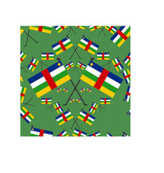 Pattern Central Africa Flag