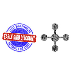 Bicolor Rubber Early Bird Discount Badge