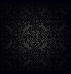 Vintage Seamless Background With Black Abstract