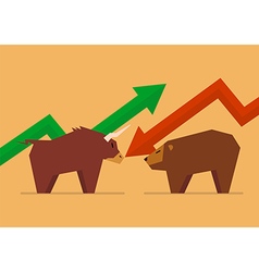 Bull Vs Bear Symbol Of Stock Market