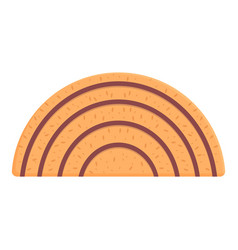 Half Circle Door Mat Icon Cartoon Area