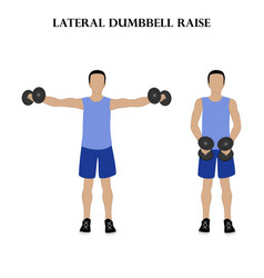 Lateral Dumbbell Raise Workout Exercise