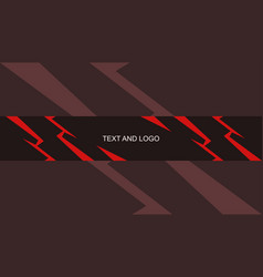 Youtube Channel Banner Red Abstract Template