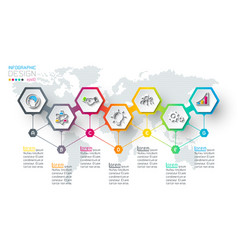 Hexagon Inforgraphics On Graphic Art