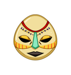 Tropical Tribal Mask Cartoon