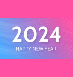 2024 Happy New Year On Colorful Background