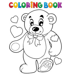 Coloring Book Teddy Bear Theme 1