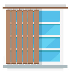 Window With Vertical Blinds Interior Element