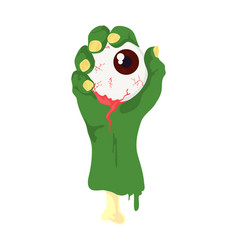 Zombie Hand Holding A Eye