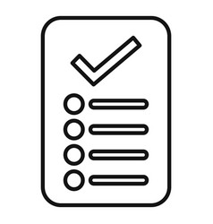 Approved Wish List Icon Outline Sheet