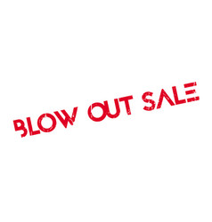 Blow Out Sale Rubber Stamp