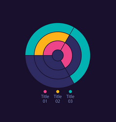 Concentric Circle Infographic Chart Design