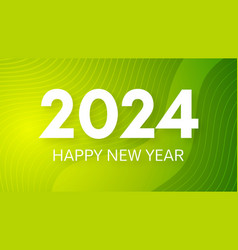 2024 Happy New Year On Colorful Background