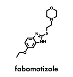 Fabomotizole Anxiolytic Drug Molecule Skeletal