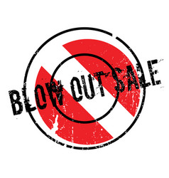 Blow Out Sale Rubber Stamp