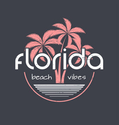 Florida Beach Vibes T-shirt And Apparel