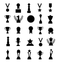 Collection Of Medals And Trophies Silhouettes