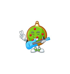 Super Cool Christmas Ball Cartoon Character